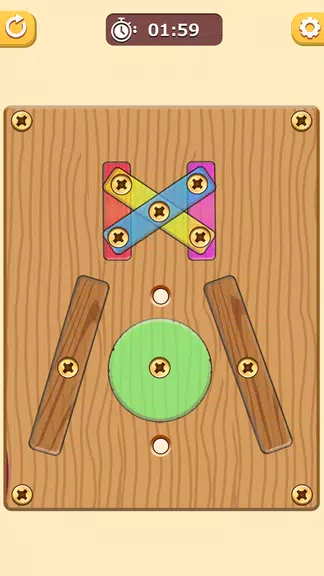 Nutty Puzzles: Screw and Solve Schermafbeelding 0