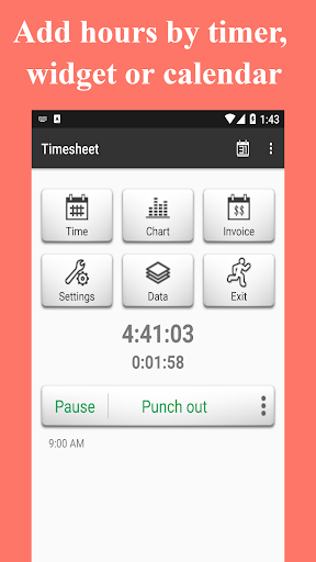 Timesheet - Work Hours Tracker应用截图第0张