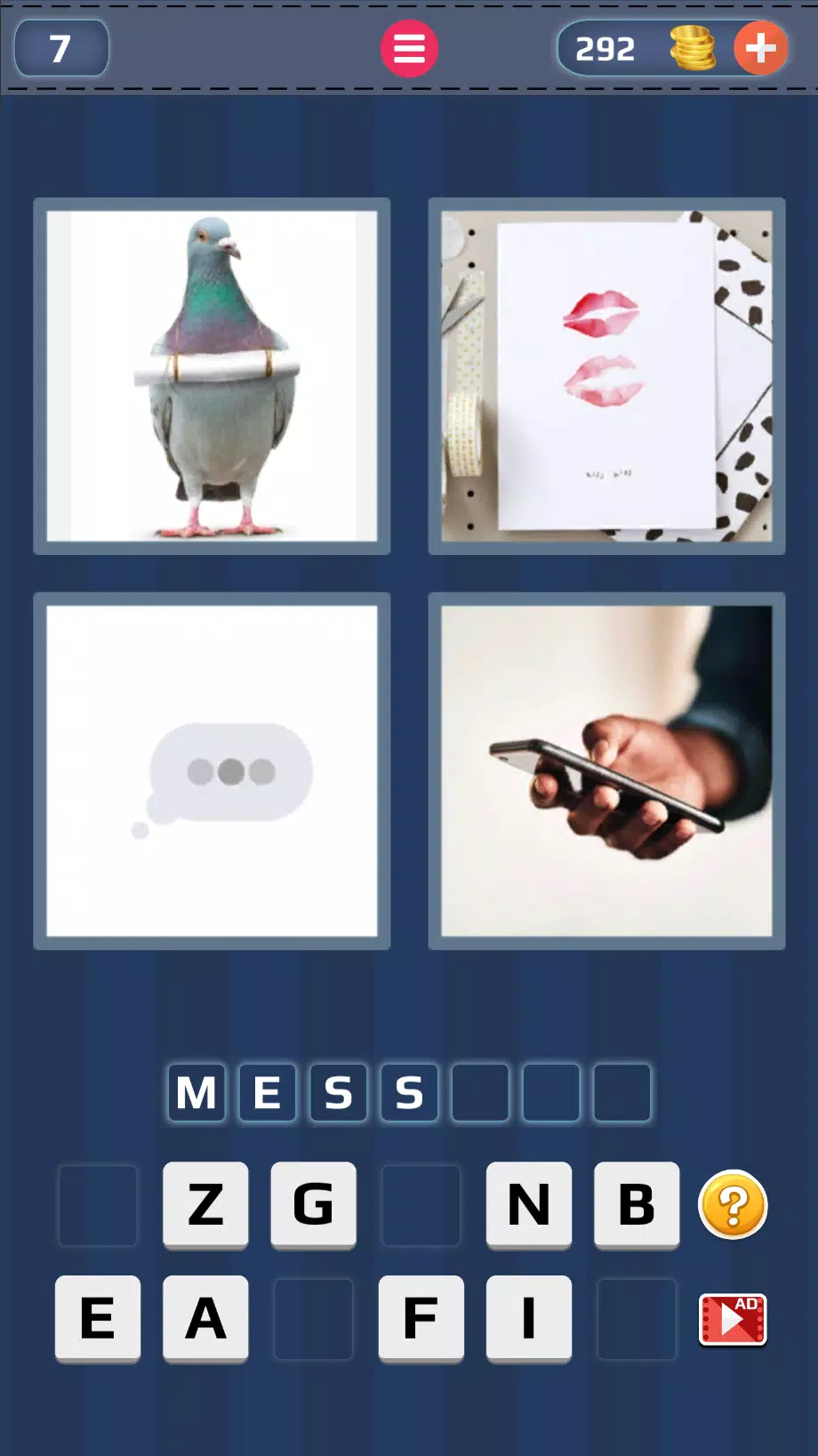 4 Pics 1 Word: Guess the Word