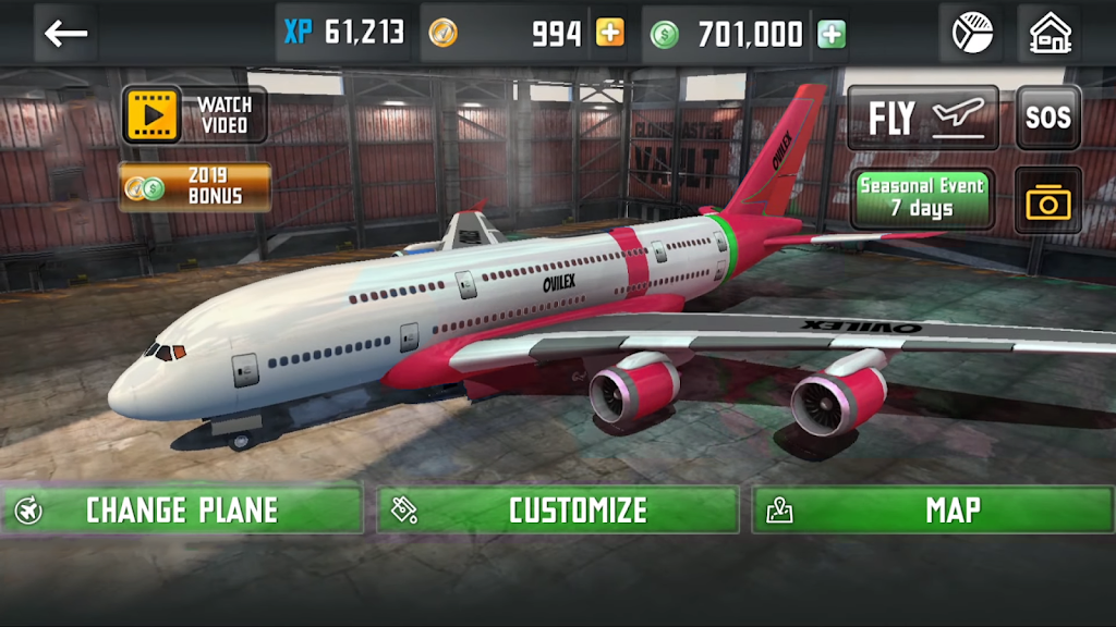 Pilot Games: Airplane Games Captura de tela 2