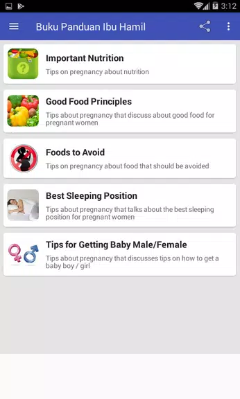 Pregnancy Guide 스크린샷 2