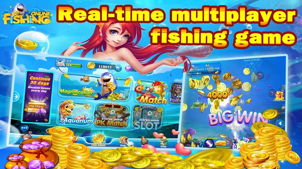 Fishing Online: Classic fish machine, free game Zrzut ekranu 1