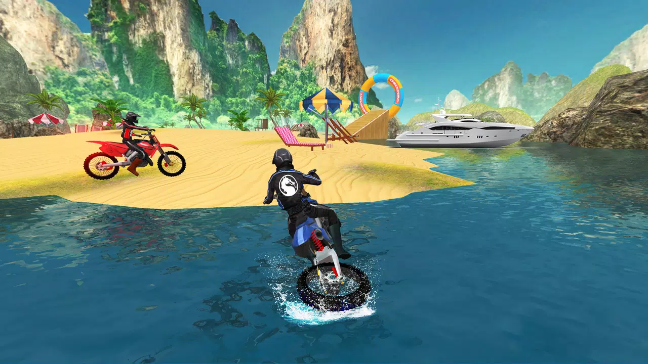 Bike Racing : Water Bike Games Captura de pantalla 3