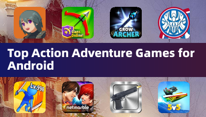 Androidのトップアクションアドベンチャーゲーム