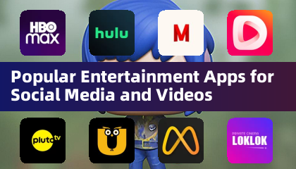 Beliebte Unterhaltungs-Apps für Soziale Medien und Videos