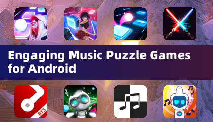 Android向け魅力的なミュージックパズルゲーム