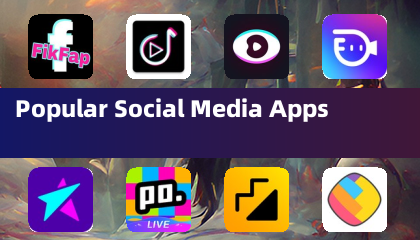 人気のソーシャルメディアアプリ