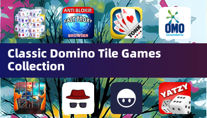 Klassische Dominospiel-Plättchen-Sammlung