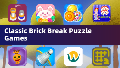 Klassische Brick-Break-Puzzle-Spiele