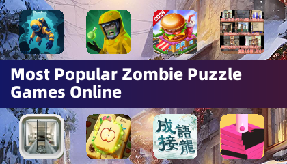 Beliebteste Zombie-Puzzle-Spiele online