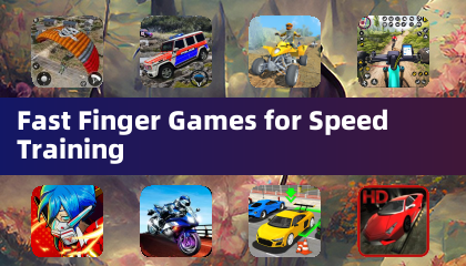 Jeux pour doigts rapides pour l'entraînement à la vitesse