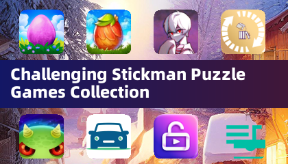 Challenging Stickman Puzzle Games Collection