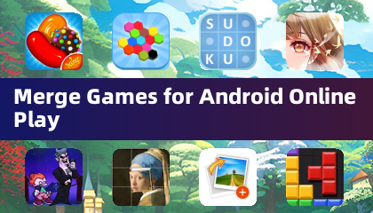 안드로이드 온라인 플레이를 위한 머지 게임