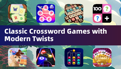 Jeux de mots croisés classiques avec des touche modernes